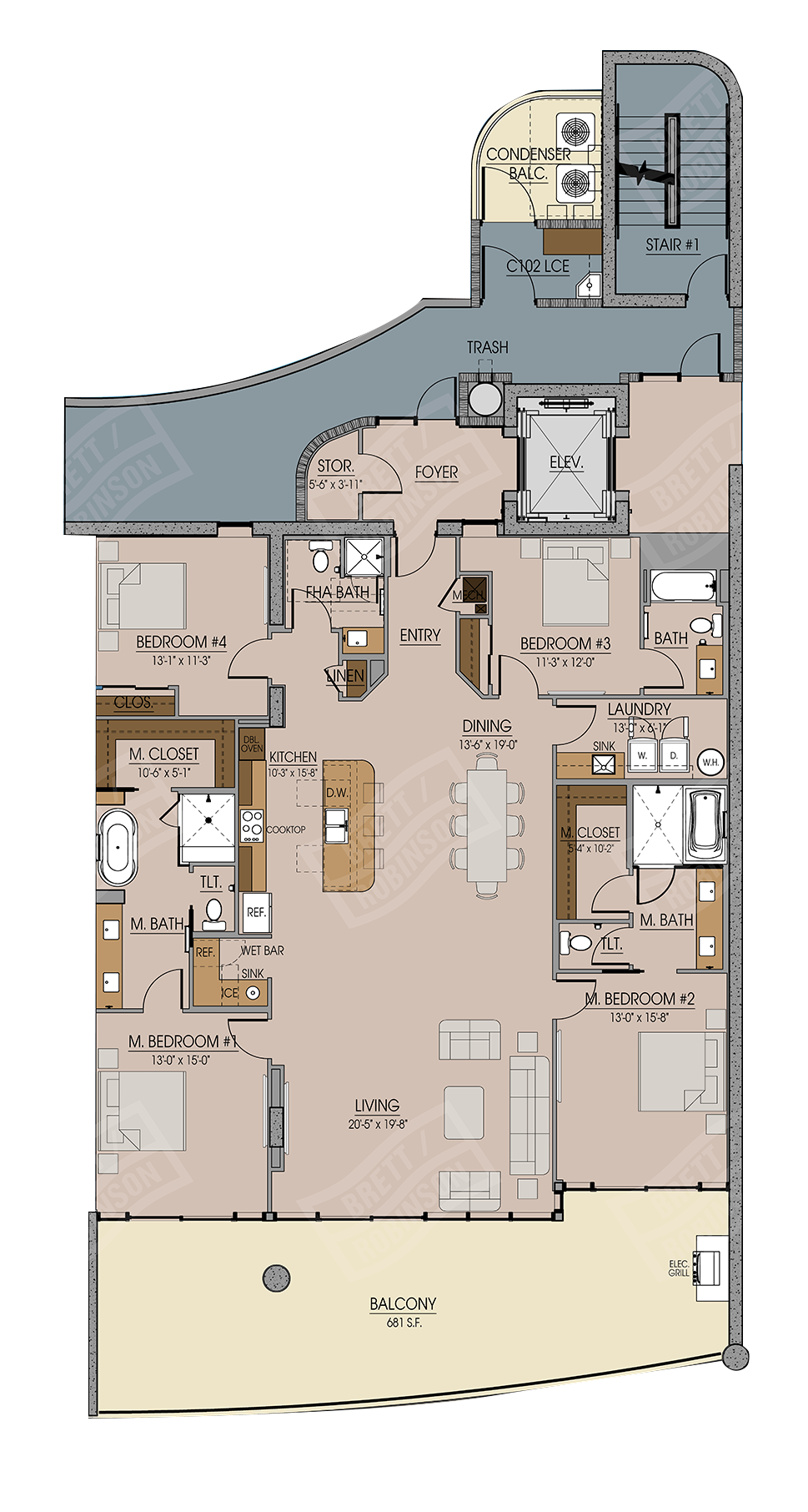 interior unit floorplan
